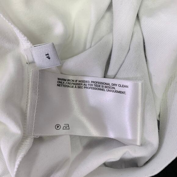 HELMUT LANG Size XS Black White Cotton Layered Bubble Hem Dress - Picture 7 of 7